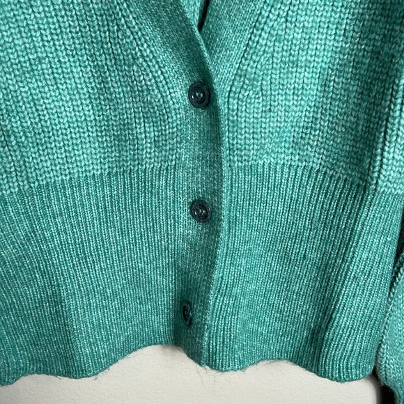 Worthington Green Chunky Crop Sweater size L - Picture 8 of 15